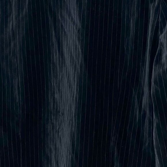 Tommy Hilfiger Vintage Y2K Black Velvet Pin Striped Blazer Jacket Size L - Picture 7 of 13